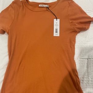 NWT Michael stars orange t shirt